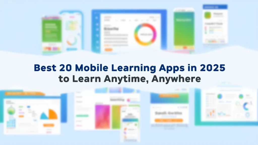 Best 20 Mobile Learning Apps in 2025 to Learn Anytime, Anywhere