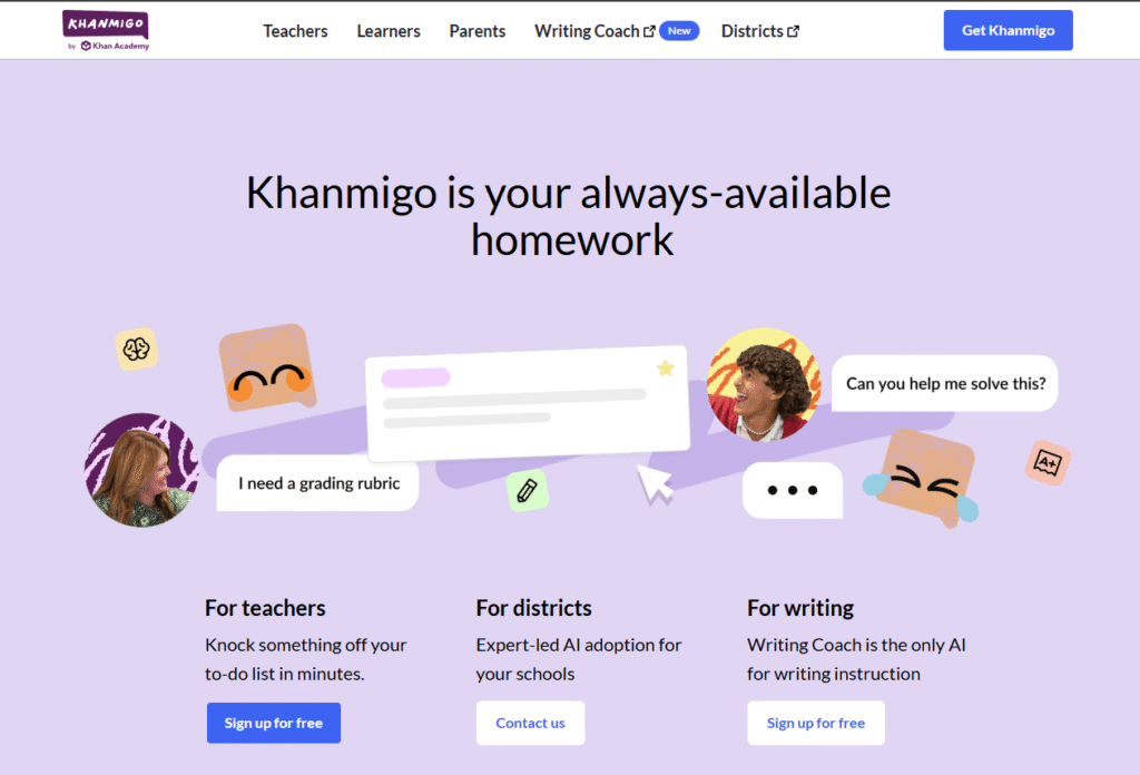 Khanmigo (Khan Academy AI Tutor) 