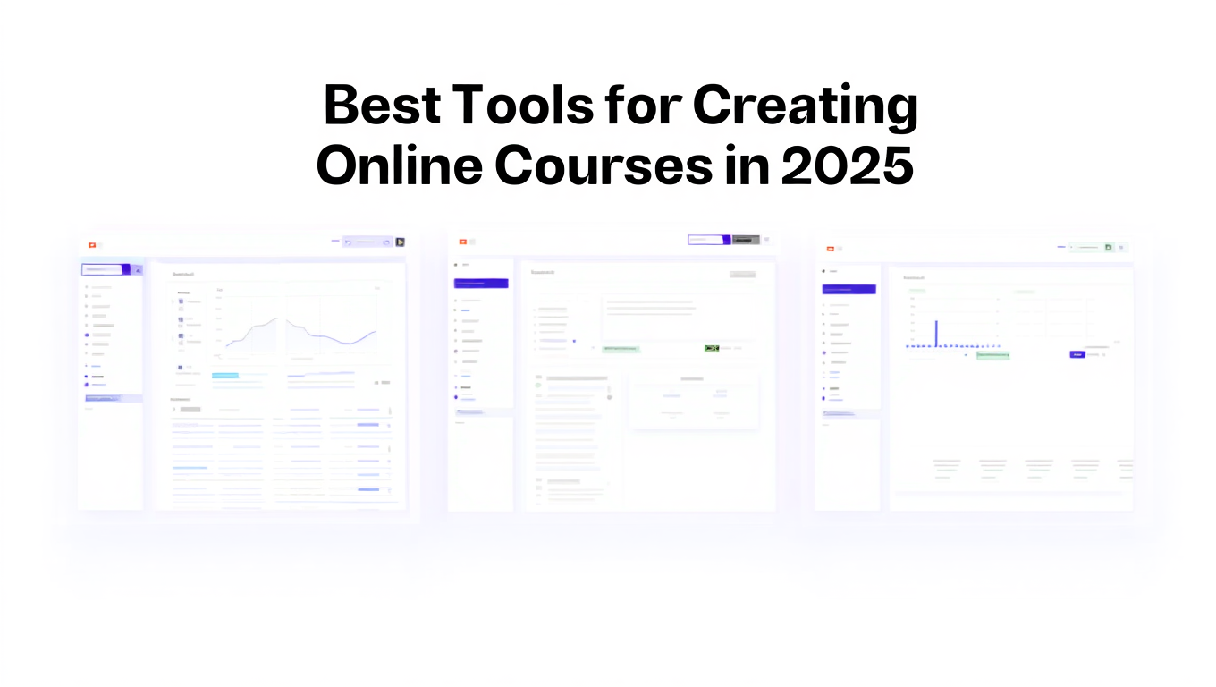 Best Tools for Creating Online Courses in 2025
